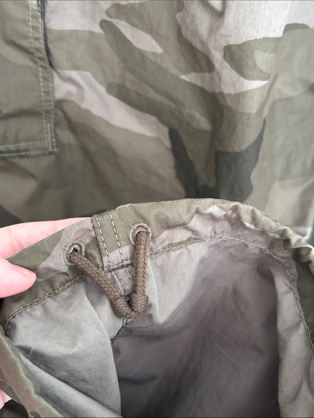 TNA Squad Camo Parachute Pants Y2K Street Style (Size L) - Picture 7 of 7